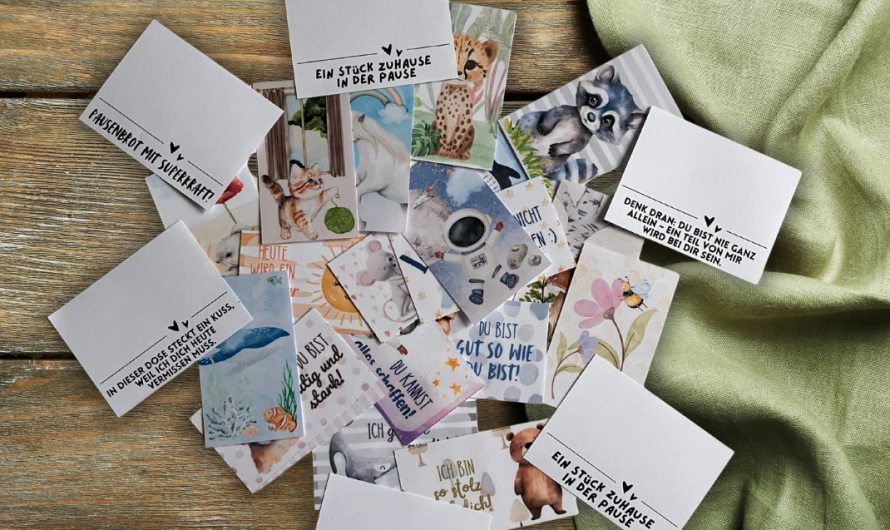 Liebevolle Nachrichten für die Brotdose – kostenlose Vorlage zum Ausdrucken!