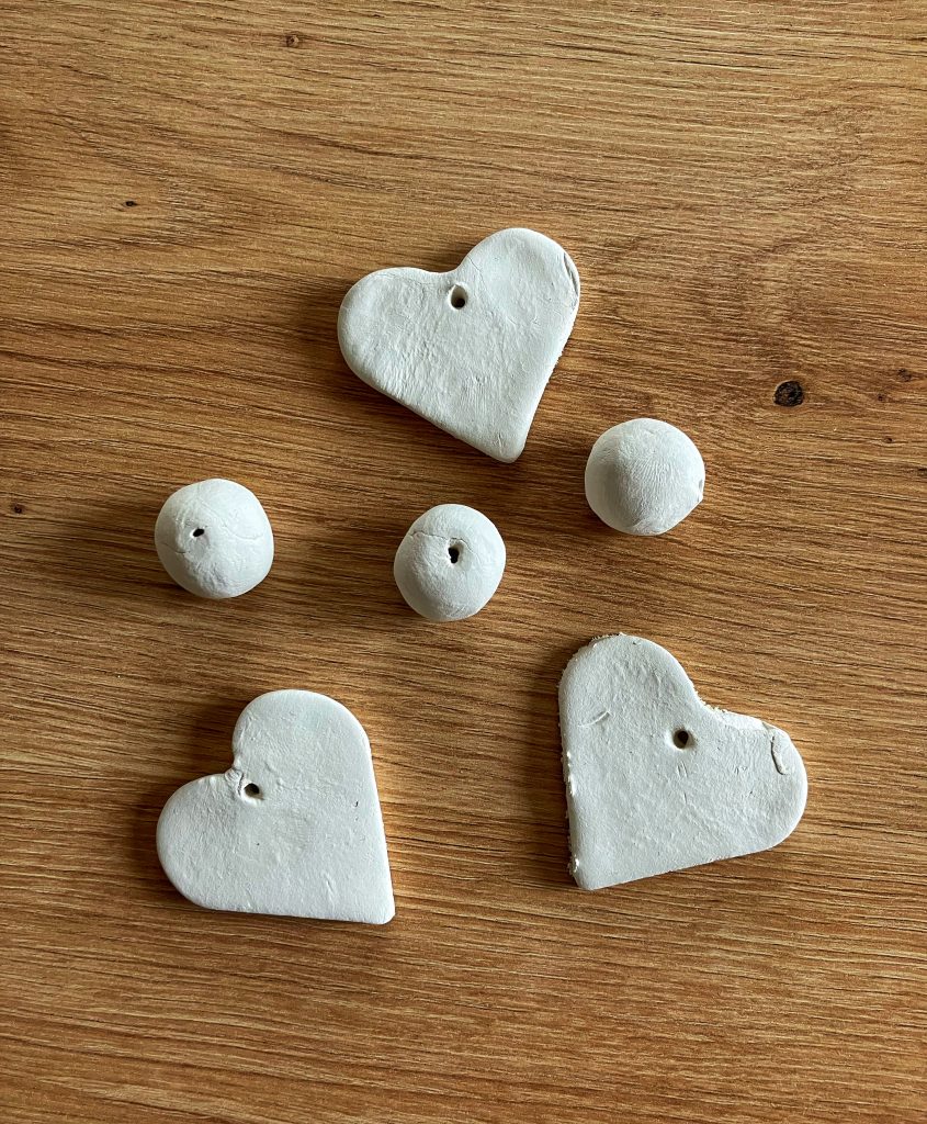 Formen aus lufttrocknender Modelliermasse