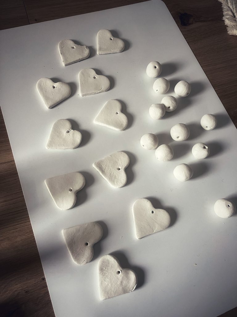 Formen aus lufttrocknender Modelliermasse